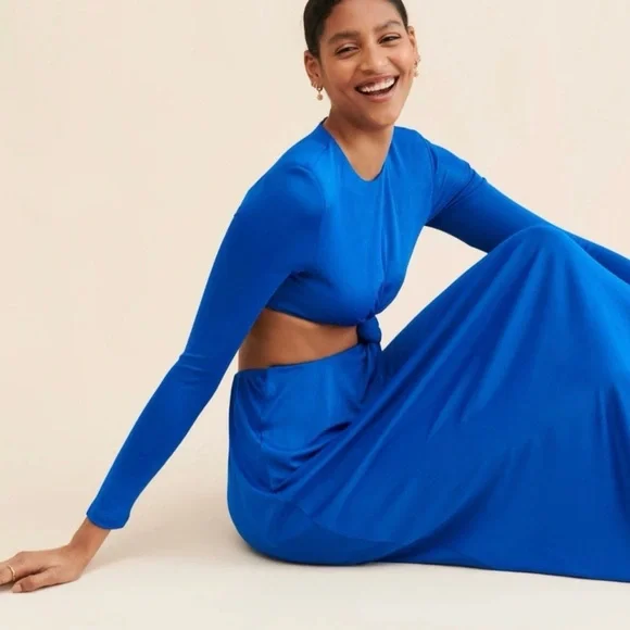 FARM Rio Knotted Cut Out Maxi Dress - Picture 5 of 12